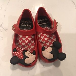 Great Condition Mini Melissa Mickey Shoes - 6